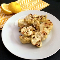 Roasted Cauliflower With Garlic, Lemon and Tahini Sauce