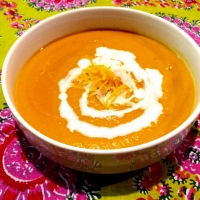 Thai Carrot Ginger Coconut Soup