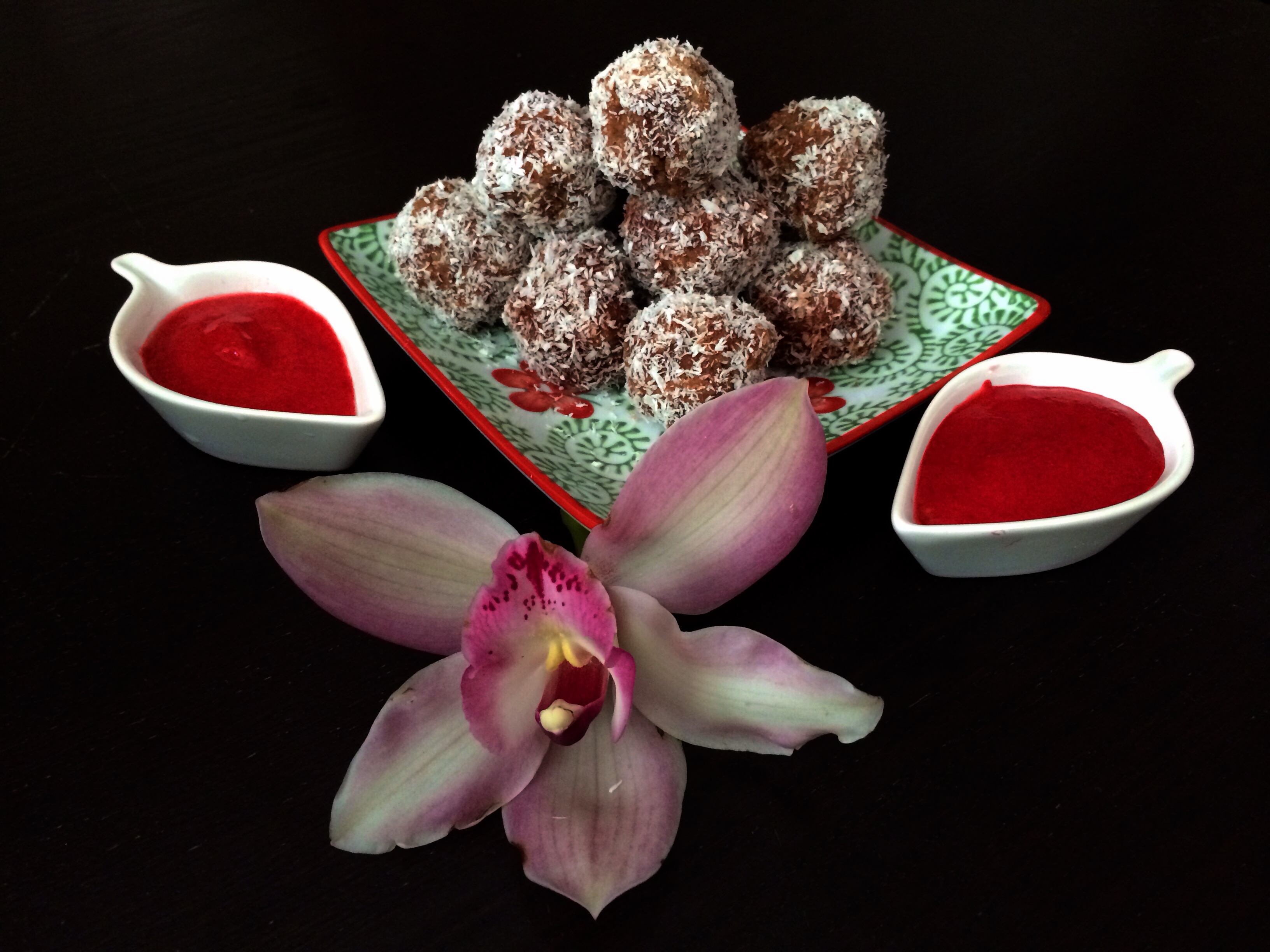 Raw Coconut Hazelnut Truffles