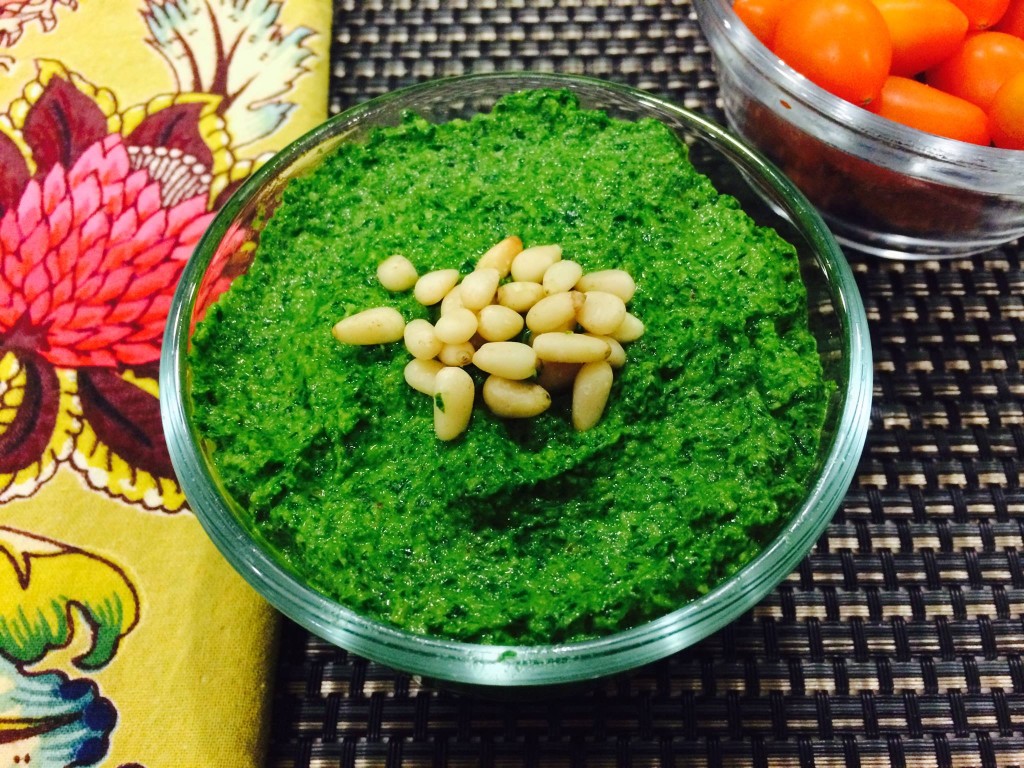 Spinach Basil Pesto