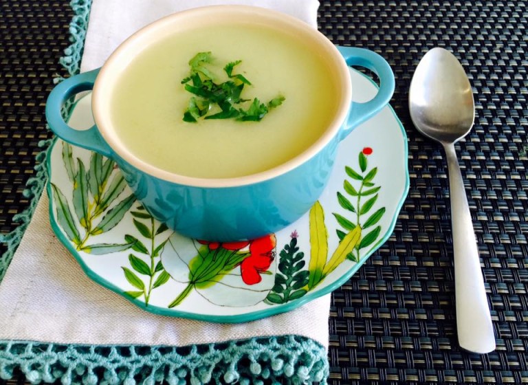 Creamy Celery and Onion Soup Sunshine & Kale