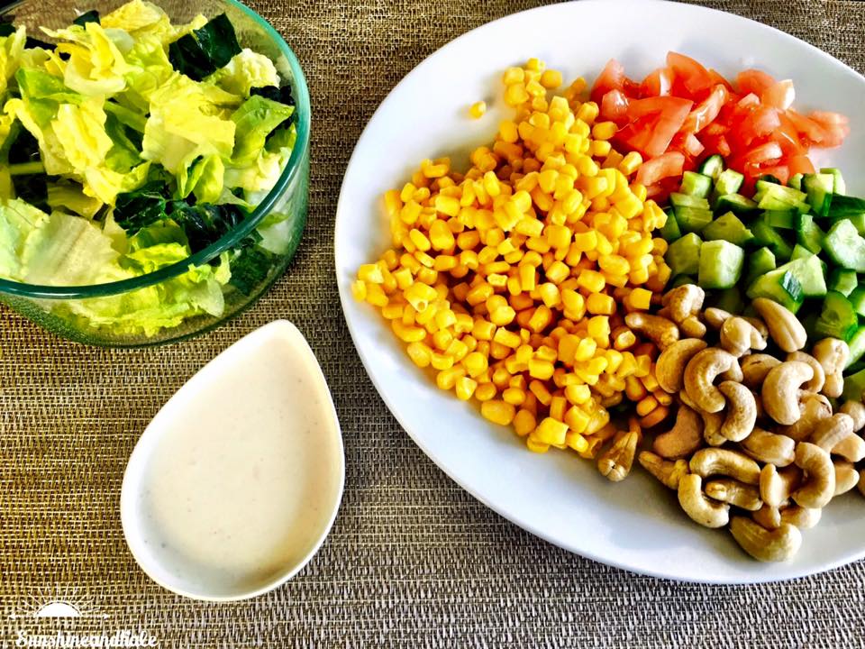 SL Fiesta Salad with Vegan Ranch Dressing