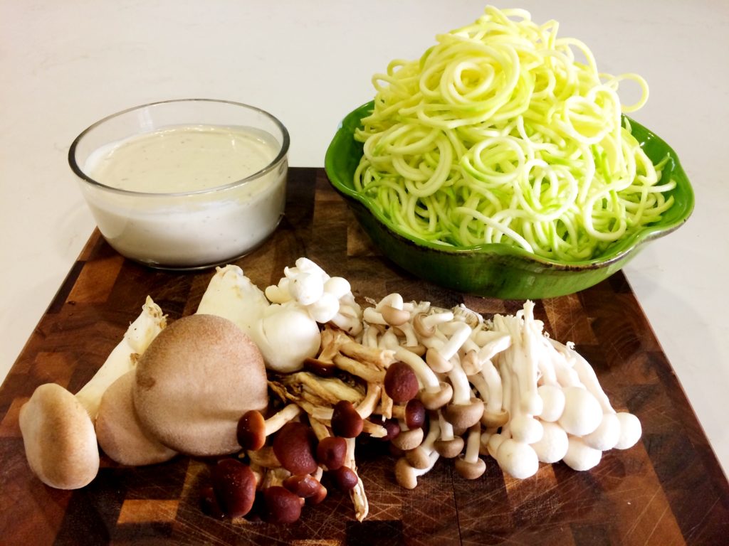 Zoodle with Cashew Mise