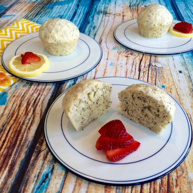 Vegan Lemon Poppy Seed Muffins
