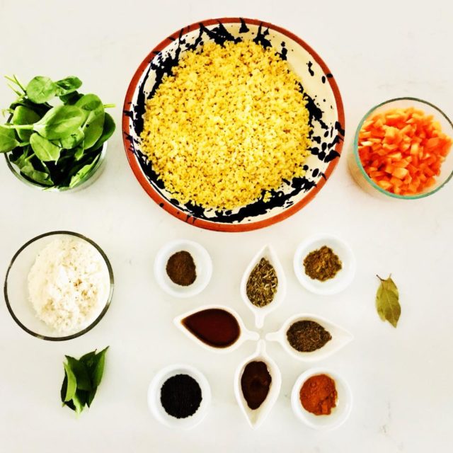 Ayurvedic Vegan Kitchari Sunshine & Kale