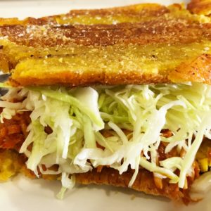 Jibarito Pulled “Pork” Sandwich